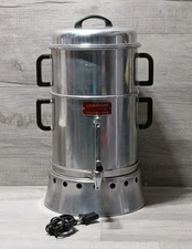 Vintage Drip O Later Electric Enterprise Aluminum Co Coffee Maker 45 Cup W/ Cord
