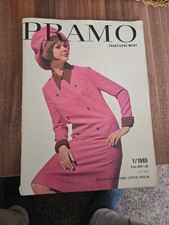 Zeitschrift Pramo Praktische Mode Heft Nr.1/1965 -Mit 3 Schnittbögen/Original 