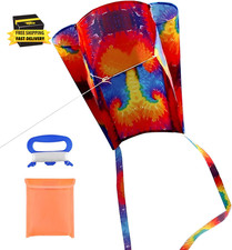 Easy Flyer Kite with Long Tail and String Line                