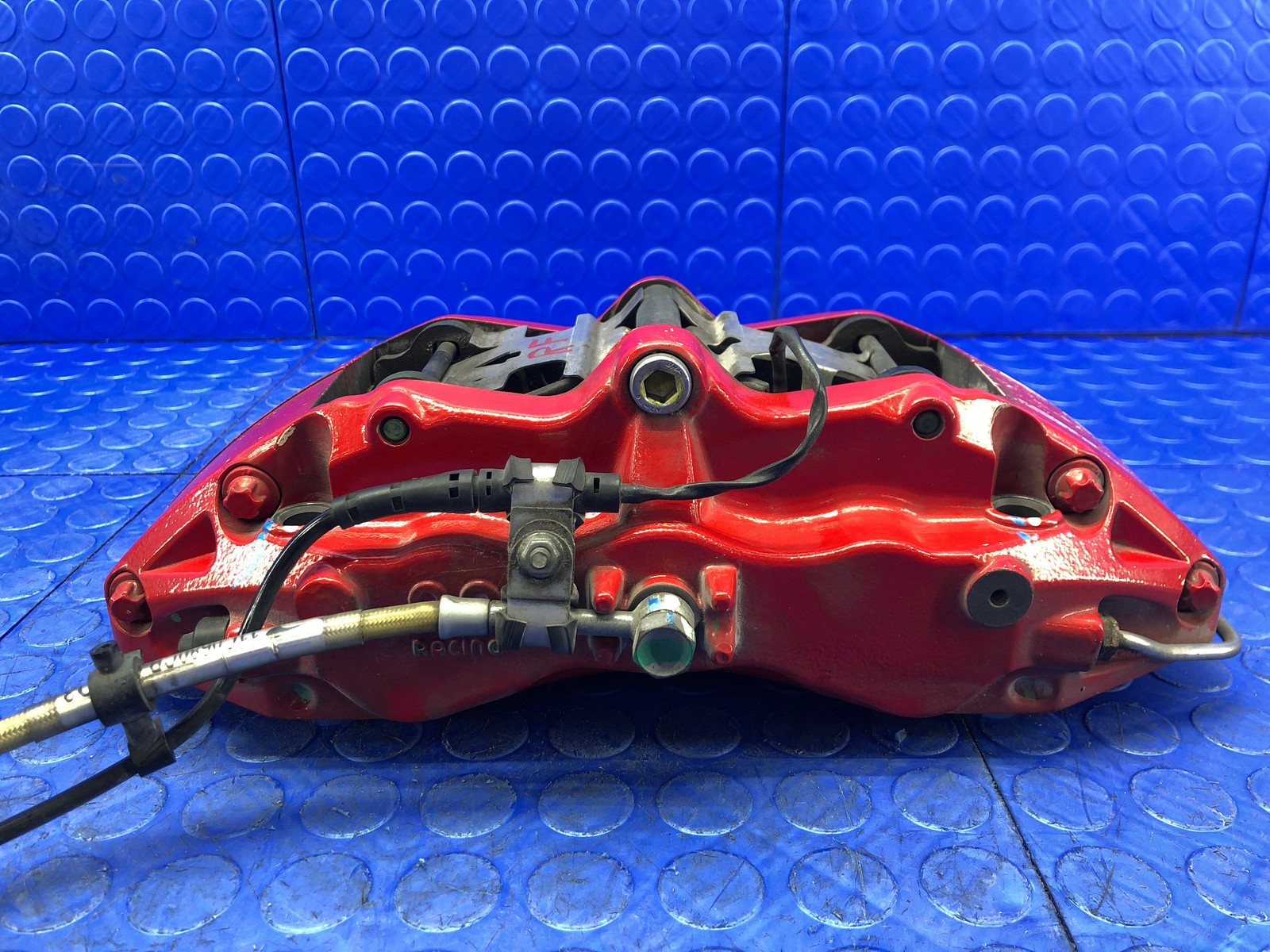 2016-2021 MCLAREN 570S OEM FRONT RIGHT CARBON CERAMIC BRAKE CALIPER RED