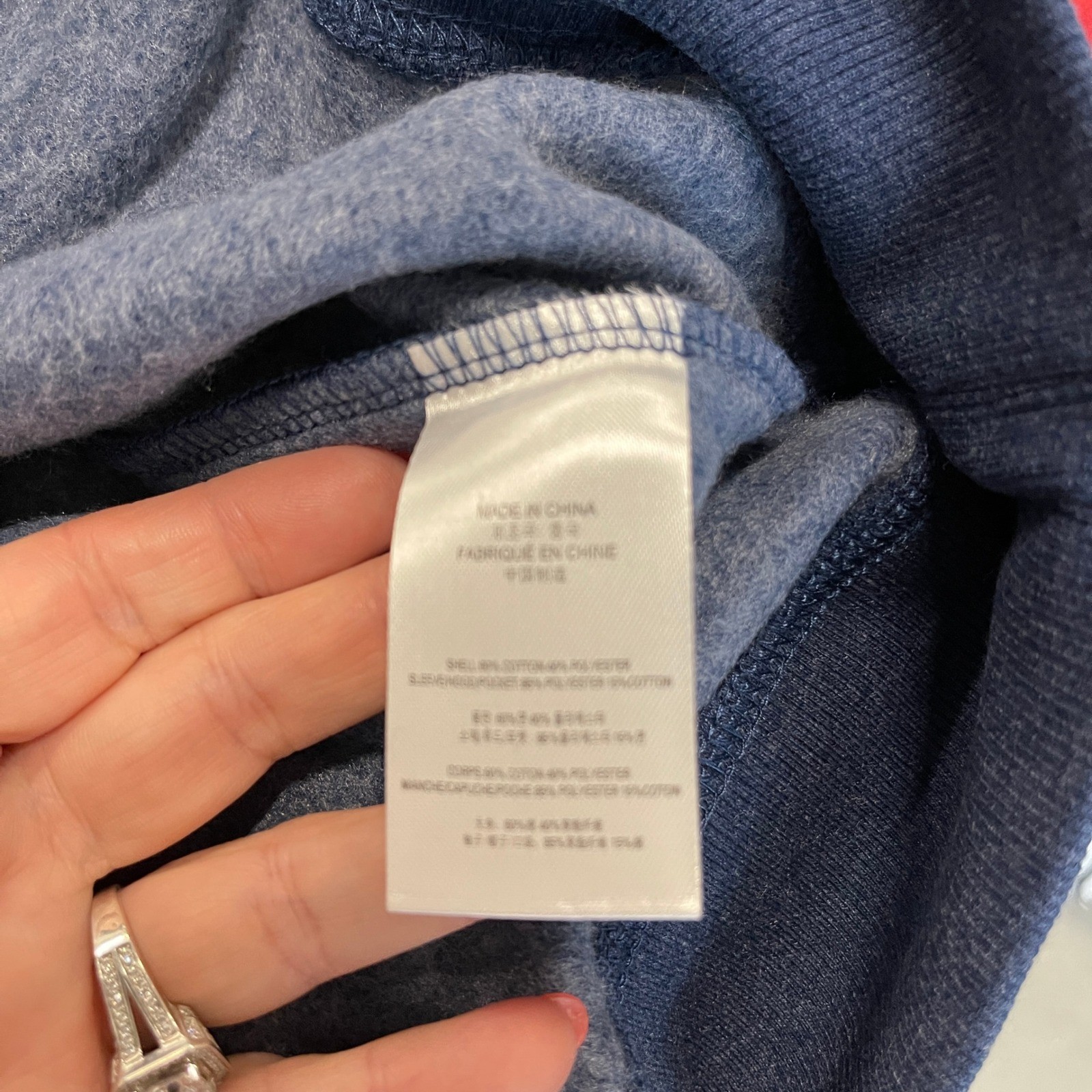 HOOEY Hoodie Sweatshirt XL Taos Heather Navy Southwest Aztec Western Rodeo NEW