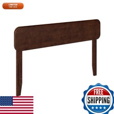 AFI Florence Full Solid Wood Headboard, Walnut