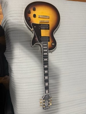 Epiphone Les Paul Custom Electric Guitar Triburst 6 String Right-Handed