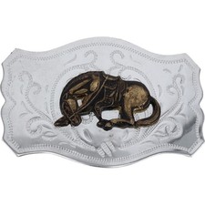 Western Rodeo Bucking Horse Bronco Bronc Riding Cowboy Nos Vintage Belt Buckle