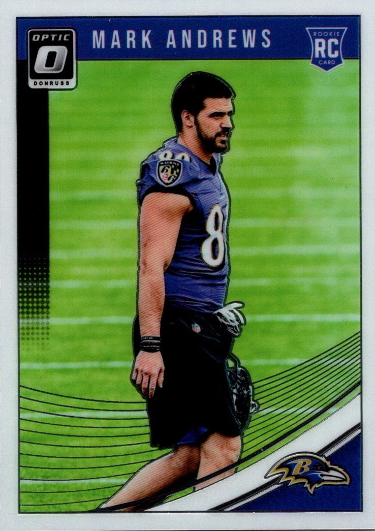 2018 Panini Optic RC Mark Andrews Rookie #121 Oklahoma Sooners Ravens