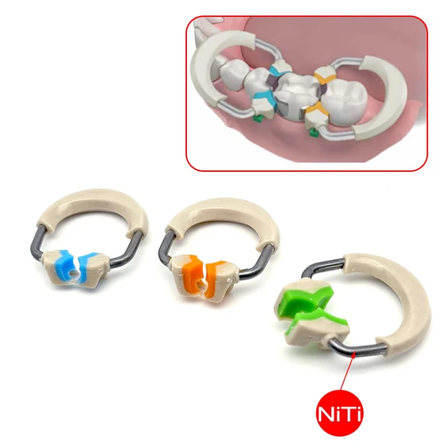 Fasce a matrice dentale anello morsetto sezionale separatore 3D adatto per guarnigione - Foto 1 di 33
