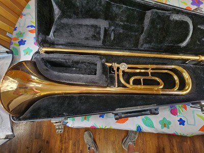 YAMAHA YSL 448G F TRIGGER TROMBONE NICE