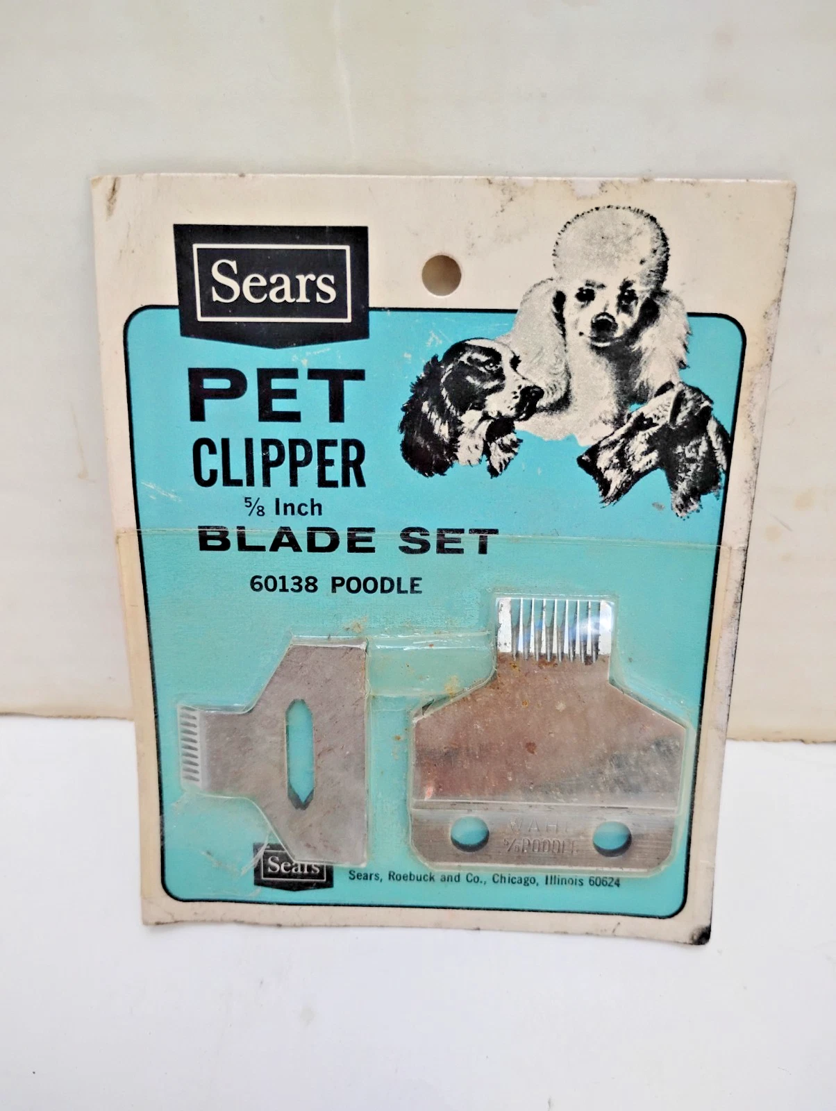 Sears Roebuck Pet Clipper 5/8 inch Blade Set 60138 Poodle Rare Vtg New