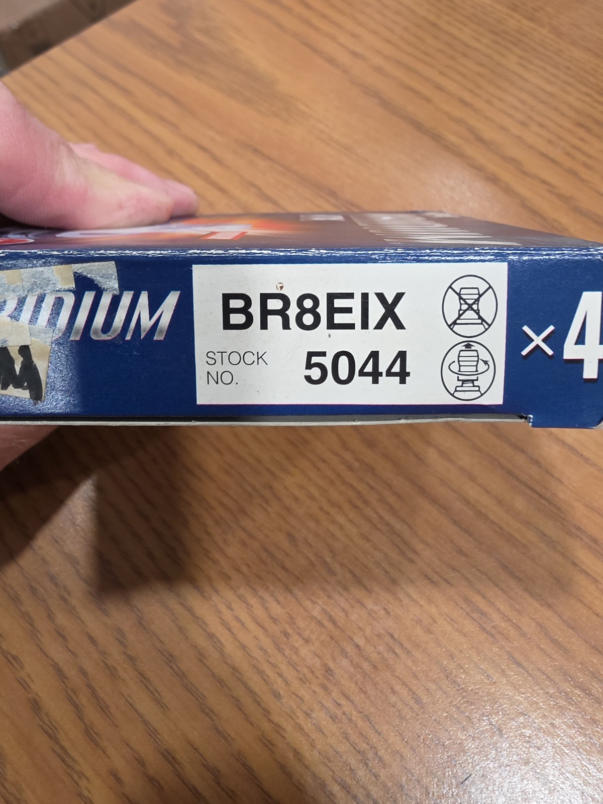 NGK Spark Plugs BR8EIX Iridium IX Spark Plug - 5044