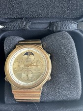 Seiko 7A48-7009 Quartz Chronograph Moon phase New battery Everything Functions