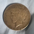 1922 Peace Silver Dollar $1 90% Silver Business Strike Philadelphia KM#150