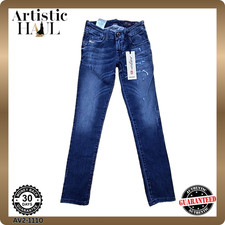 Image of Diesel Grupee Women's Skinny Low Rise Blue Stretch Jeans