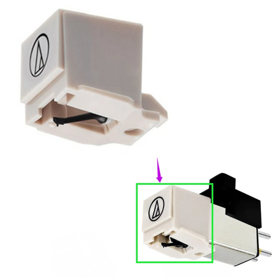 Cartouche magnétique plateau tournant Pour Audio-Technica AT3600L Stylus stéréo - Photo 1/4