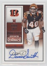 2015 Panini Contenders Rookie Ticket Derron Smith (Team Logo) #172 Auto 0v1