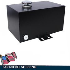 14 Gauge 5-Gallon Hydraulic Fluid Reservoir Tank w/ Inlet 1-1/2" FNPT and Outlet
