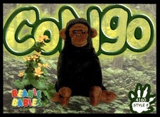 1999 Beanie Babies 2nd Edition Series 4 Congo the Gorilla  #173