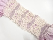 7807779: JAPANESE KIMONO / SHIBORI OBIAGE