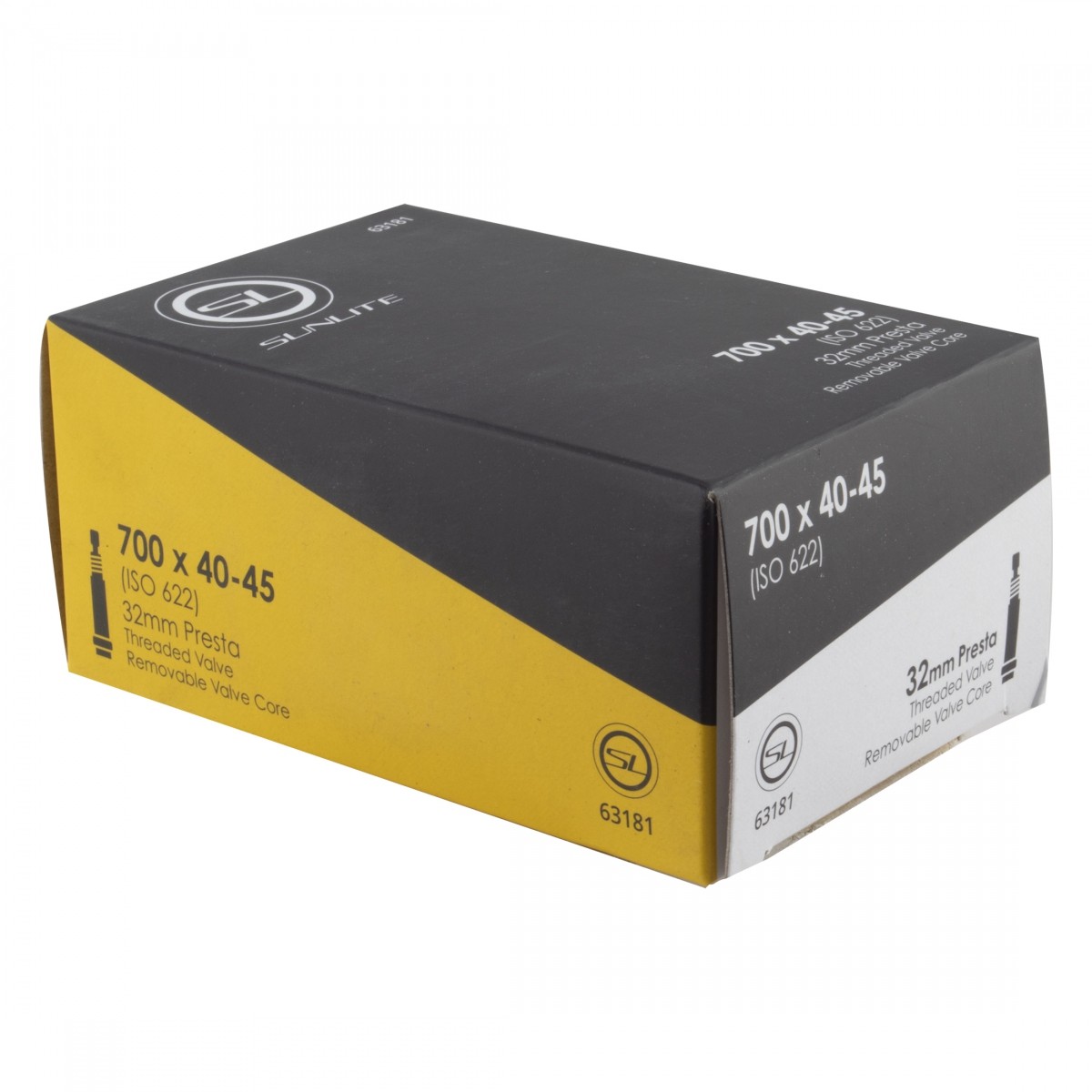 Трубка для клапана Sunlite Presta 700x40-45 с резьбой PV штоком 32 мм и прочной стенкой 2790₽