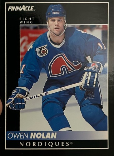1992 Pinnacle Owen Nolan #6 card