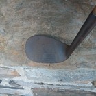 Ancien club de golf en fer moyen Wright & Ditson st Andrews