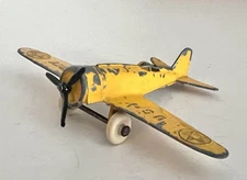 1930's VINTAGE TOOTSIETOY U.S.  ARMY PURSUIT PLANE-GOOD PLANE-HTF COLOR - WOW