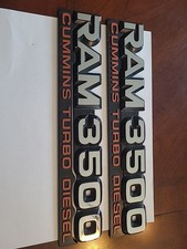Oem Dodge Ram 3500 Cummins Turbo Diesel Emblems