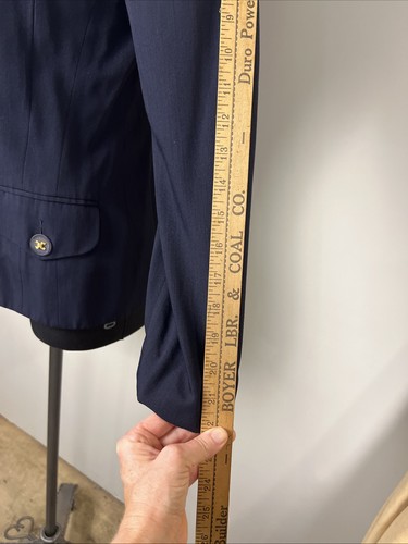 Chaqueta Blazer Vintage Spazio Jeans Couture Talla 42 Mujer’s Azul Marino - Imagen 7 de 7