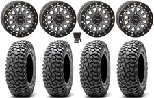 System 3 SB-6 Bdlk 15" Wheels Gm (6+1) 35" RocScraper Tires RZR XP 1000 / PRO XP