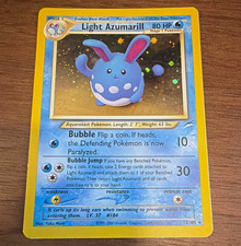 Pokemon TCG Light Azumarill 13/105 Neo Destiny Holo Rare Unlimited 80 HP