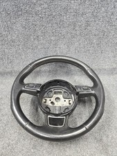 Audi A5s5 2013-2016 Steering Wheel 3-spoke Oem Black Leather A05