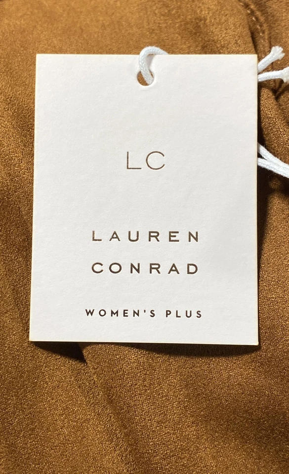 Blazer Plus Lauren Conrad Mujer Marrón Moto Moto 1X Otoño Invierno Foto 4 de 4