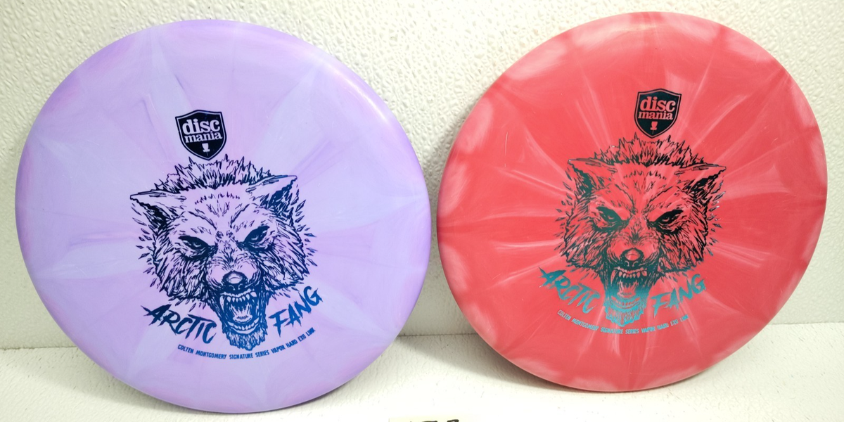 LOT of 2 DISCMANIA ARTIC FANG COLTEN MONTGOMERY APPROACH PUTTER