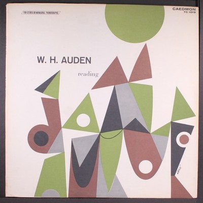 W. H.  AUDEN: reading CAEDMON 12'' LP 33 RPM