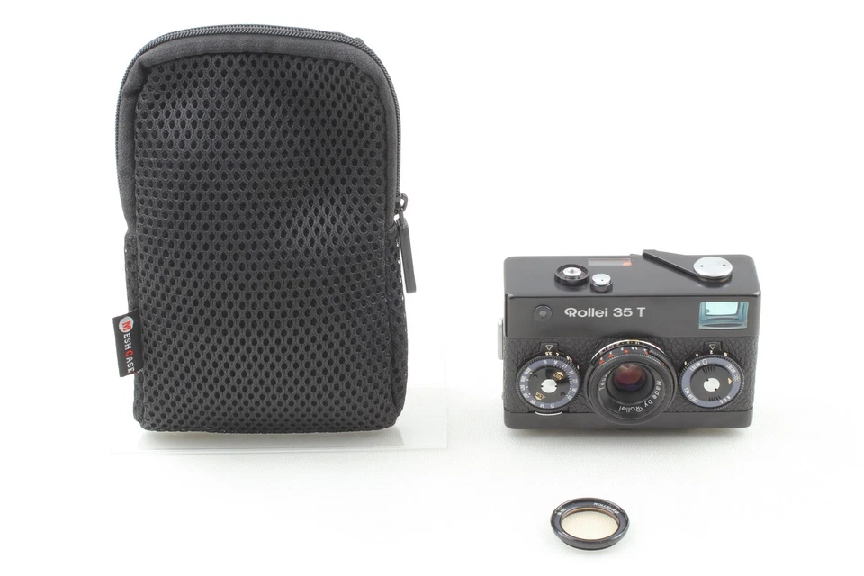 Meter Works [ Top MINT w/ Filter ] Rollei 35 T Black 35mm Film Camera From JAPAN - Image 4 of 4