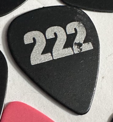Maroon 5 Adam Levine James Valentine 222 Used Black Guitar Pick | eBay
