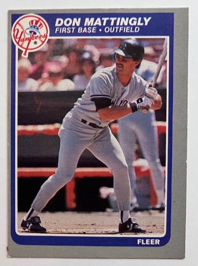 Don Mattingly #133 Baseball Cards 1985 Fleer trading card — raw and PSA graded price guide