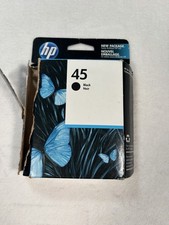 Genuine HP 45 Black Ink Cartridge 51645A Deskjet Officejet Inner Box Sealed