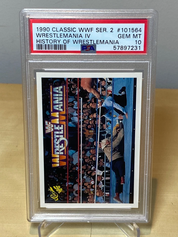 BOBBY BRAIN HEENAN & KOKO B. WARE * PSA 10 * 1990 CLASSIC WWF WRESTLEMANIA #56 - Image 4 of 4