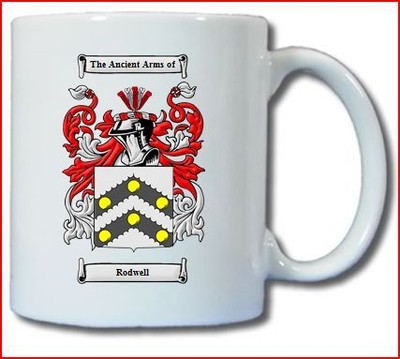 Rodwell Coat Of Arms Coffee Mug Ebay