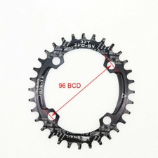Bike Narrow Wide Round Oval Chainring Chain Ring SNAIL BCD 96mm 32T~36T