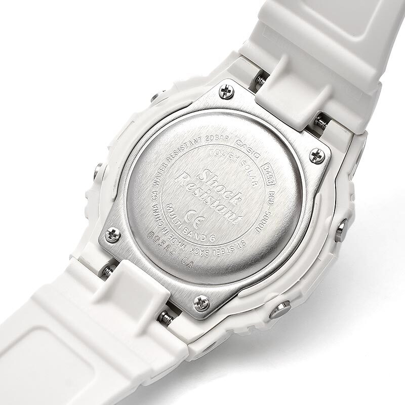 Casio BABY-G BGD-5000-7JF 40mm White Resin Case and Strap Women's