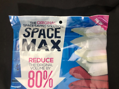 SpaceMax Large Vacuum Storage Bags With Hand Pump 6 Pack Size 32