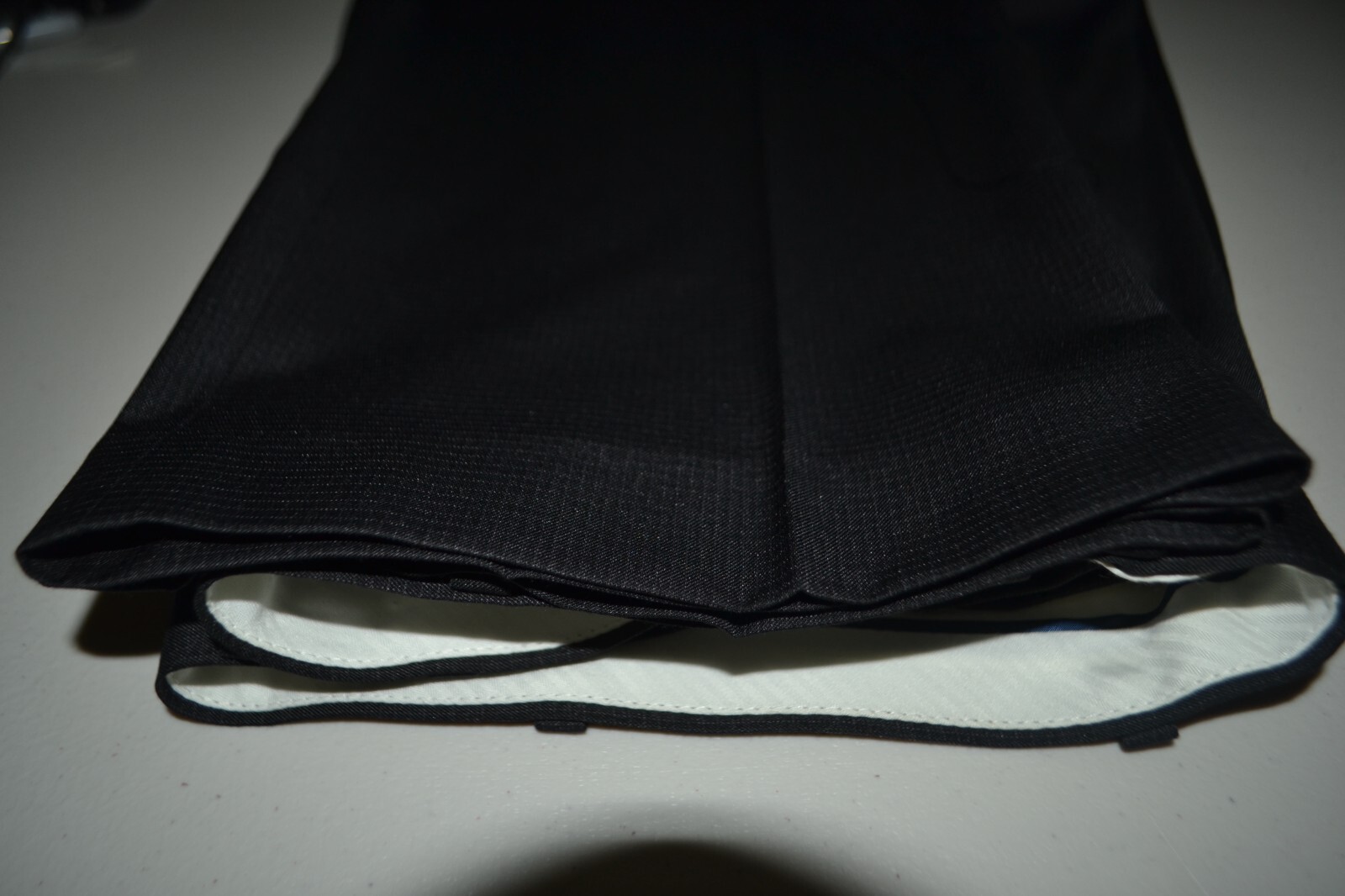 Ralph Ralph Lauren Men Black Light Gray Checked Dress Pants Size 36x32 thumbnail 6