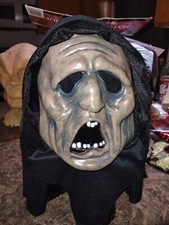 Rare Fun World Textured Horror Halloween Mask 2013 Tagged