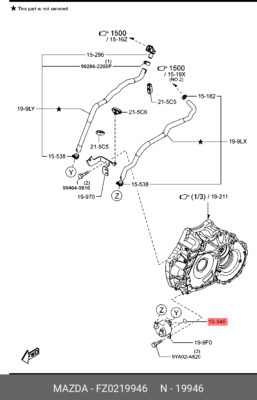 Original OE-Ring O FZ0219946 für Mazda FZ021-9946