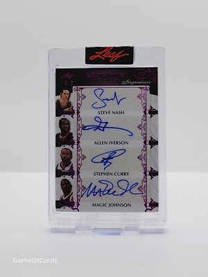 2024 Leaf Ultimate Sports STEPHEN CURRY, MAGIC JOHNSON, ALLEN