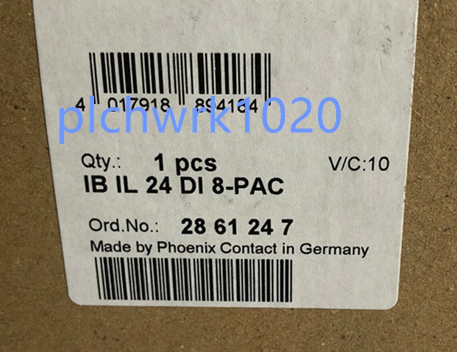 1 PCS NEW IN BOX PHCENIX CONTACT MODULE IB IL 24 DI 8-PAC 2861247
