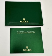 100 Genuine Rolex Card Holder Guarantee Manual Booklet