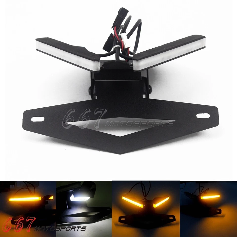 Kit eliminador guardabarros luz LED trasera ordenada para Ducati Panigale 899 959 1199 1299 Foto 2 de 4