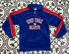 Boys Kids Youth New York Giants Reebok NFL Football Fleece Jacket Size Medium